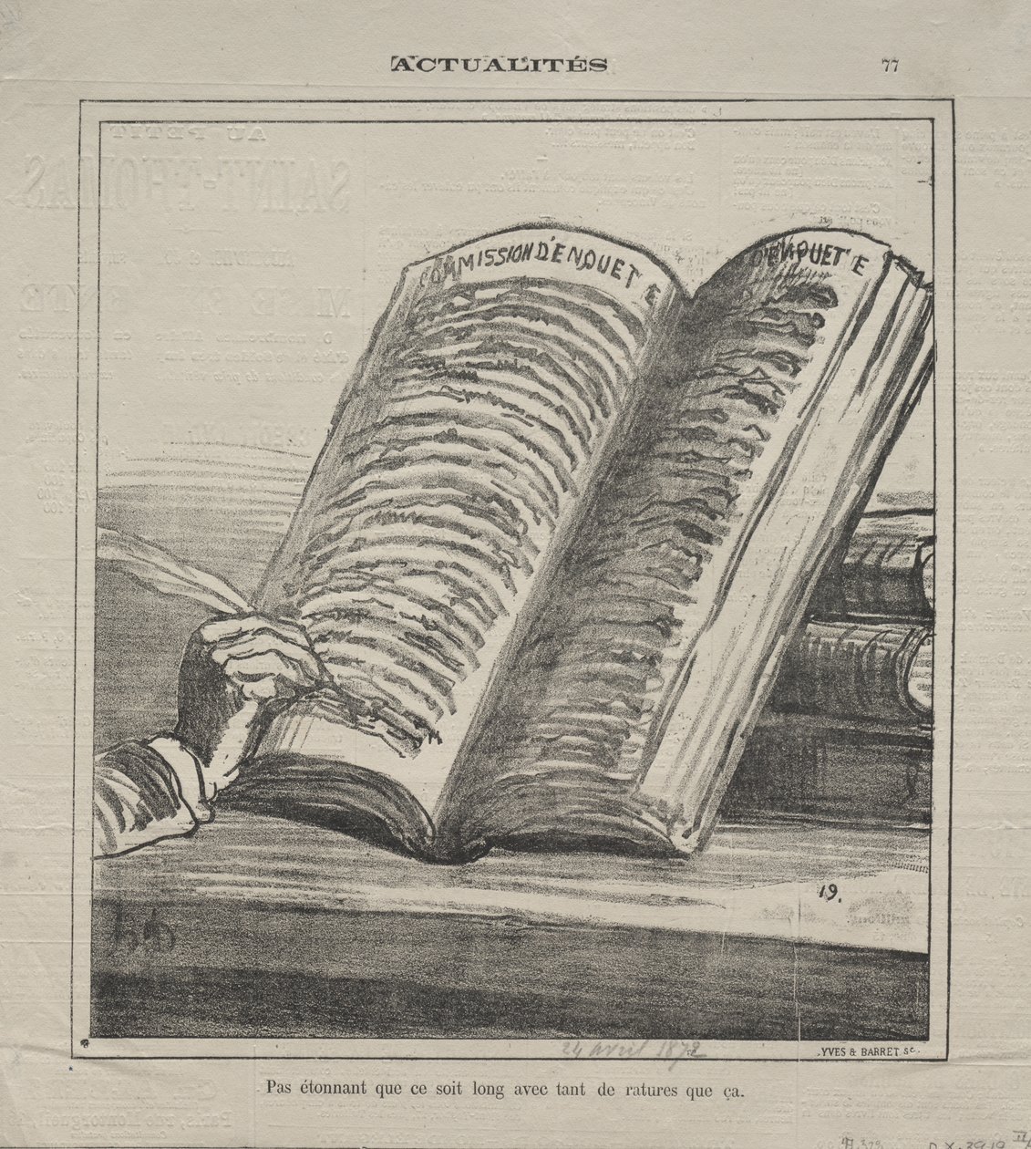 Actualiteiten (Nr. 77): Wees niet verbaasd dat het lang is en met veel correcties door Honoré Daumier