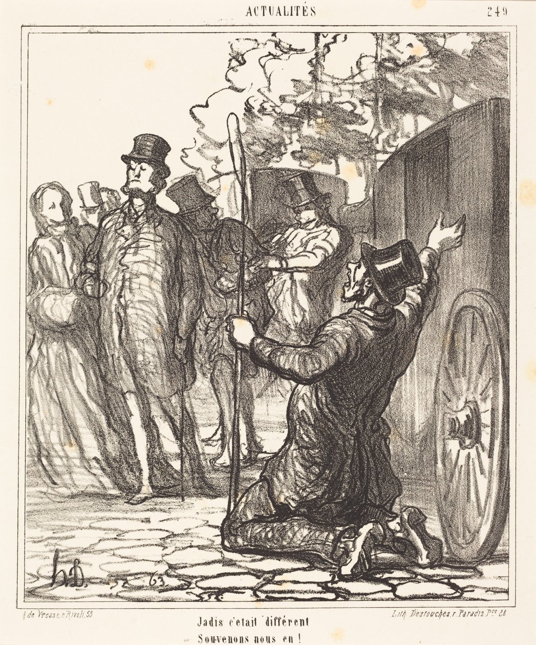 Vroeger was het anders door Honoré Daumier