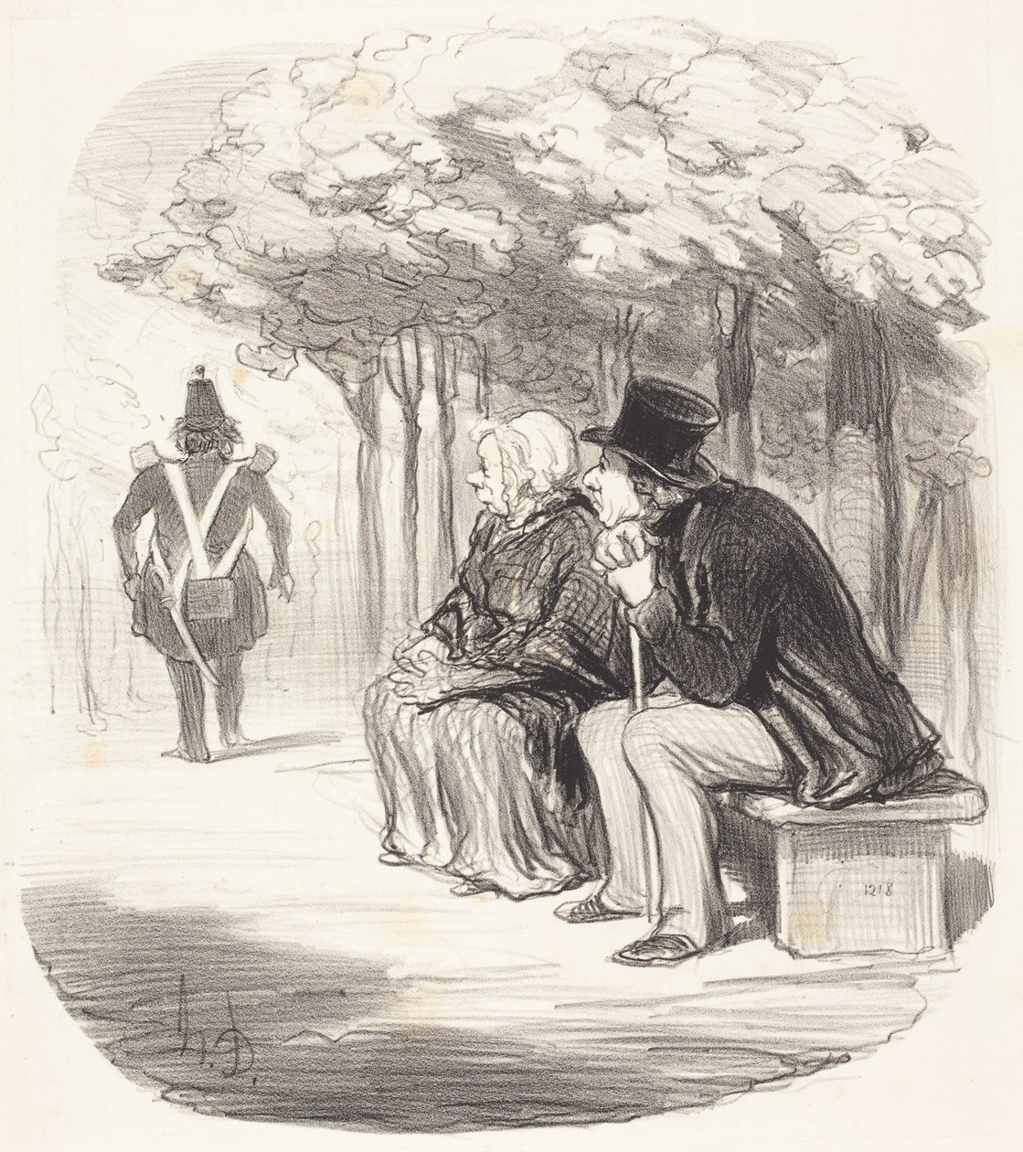 Ik ben niet verbaasd dat vrouwen... smaak hebben... door Honoré Daumier