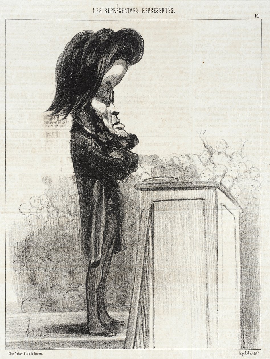 Jules Favre door Honoré Daumier