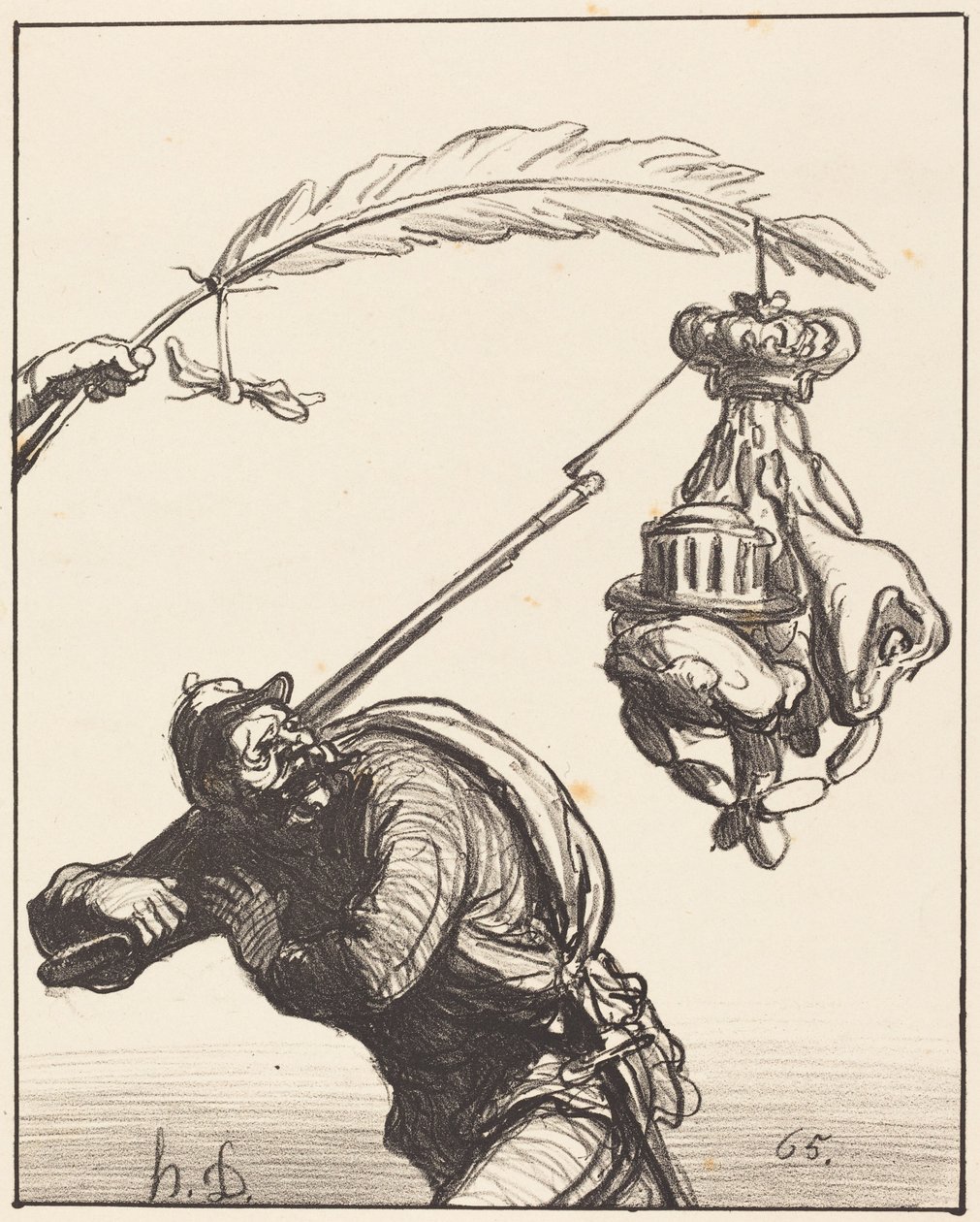 Vrede tegen elke prijs door Honoré Daumier