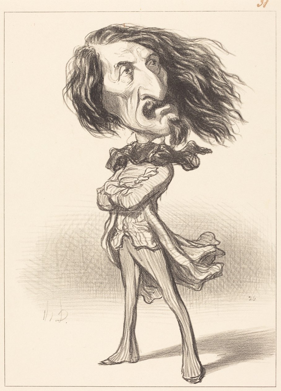 Lagrange door Honoré Daumier