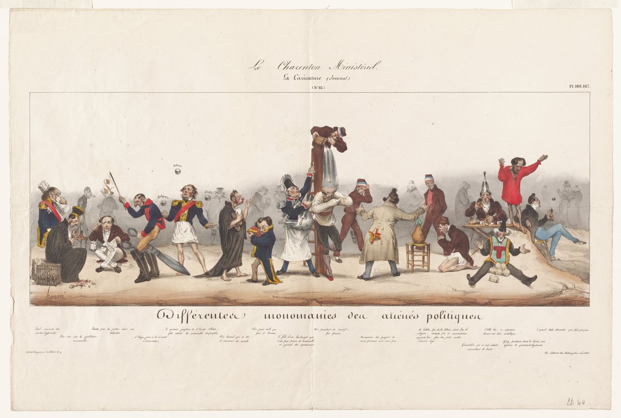 Het ministeriële Charenton door Honoré Daumier