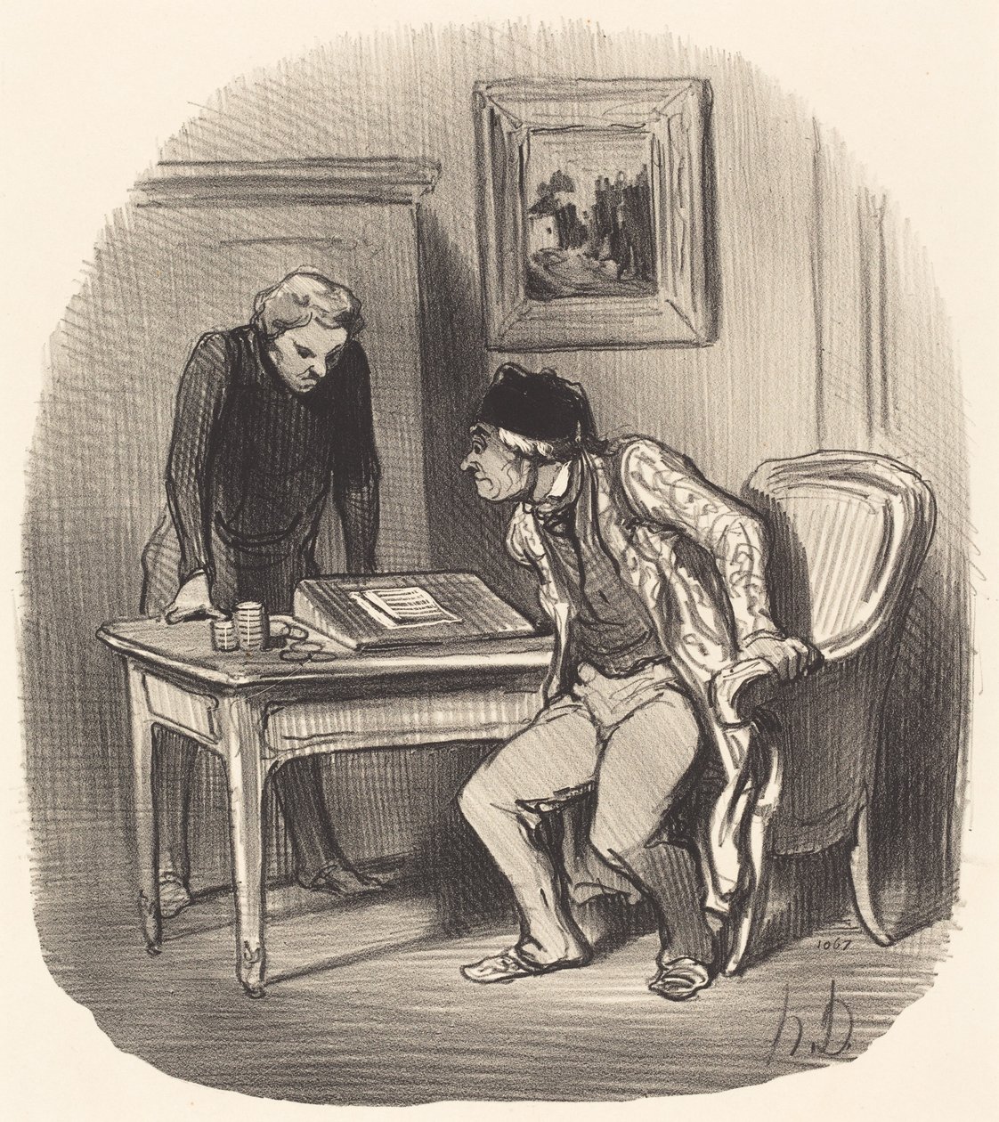 Is de Rekening Correct? door Honoré Daumier