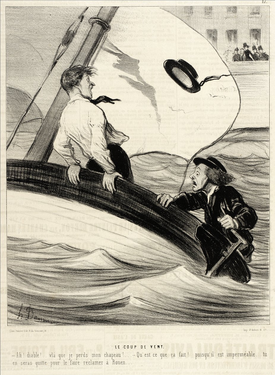 De storm door Honoré Daumier