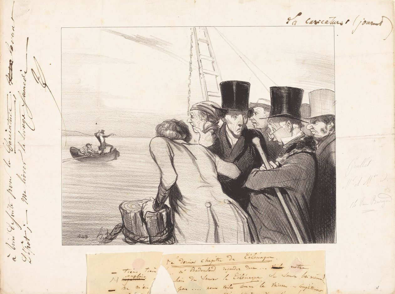 De laatste avonturen van Telemachus door Honoré Daumier