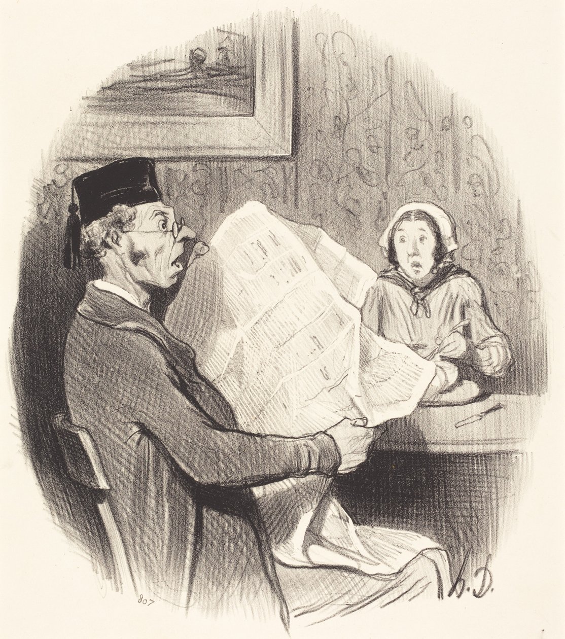 Het Formaat wordt steeds monsterlijker door Honoré Daumier