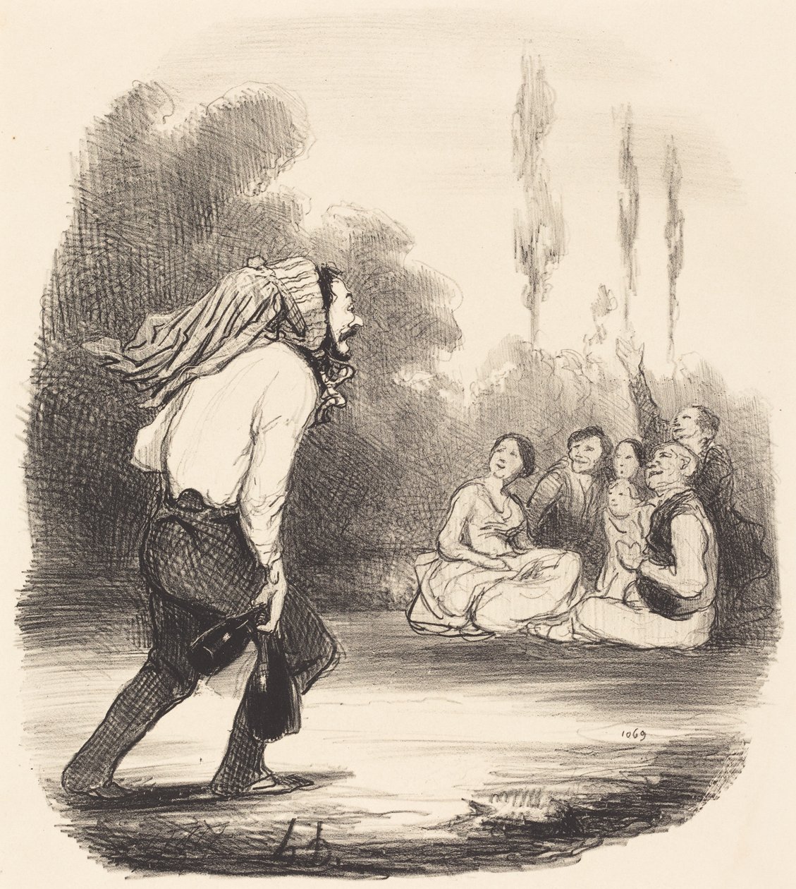 De Grootste Grappenmaker van de Maatschappij door Honoré Daumier