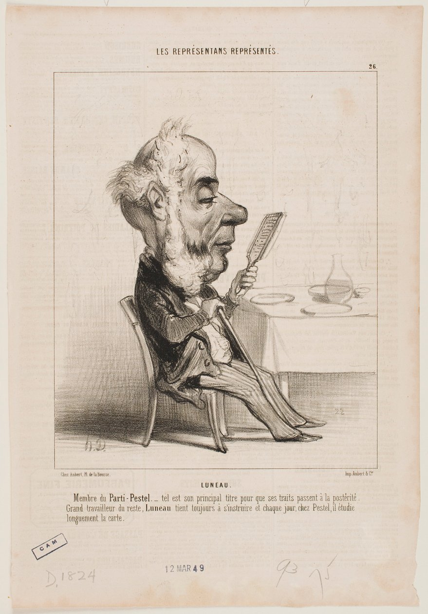 Luneau door Honoré Daumier