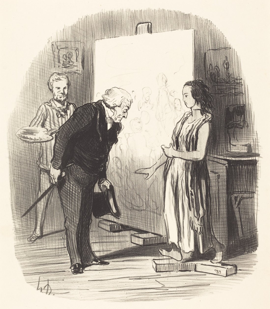 Mevrouw, ik heb de eer! door Honoré Daumier