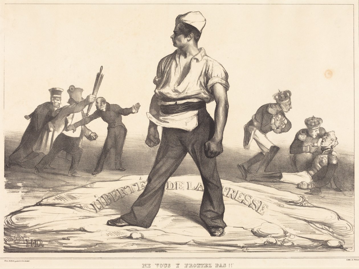 Bemoei je er niet mee! door Honoré Daumier