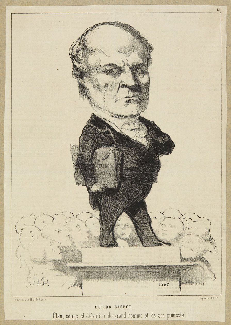 "Odilon Barrot" door Honoré Daumier