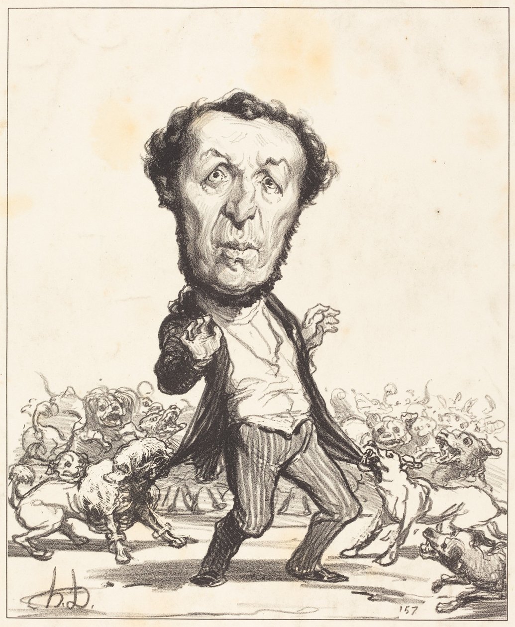 Ovide Remilly door Honoré Daumier