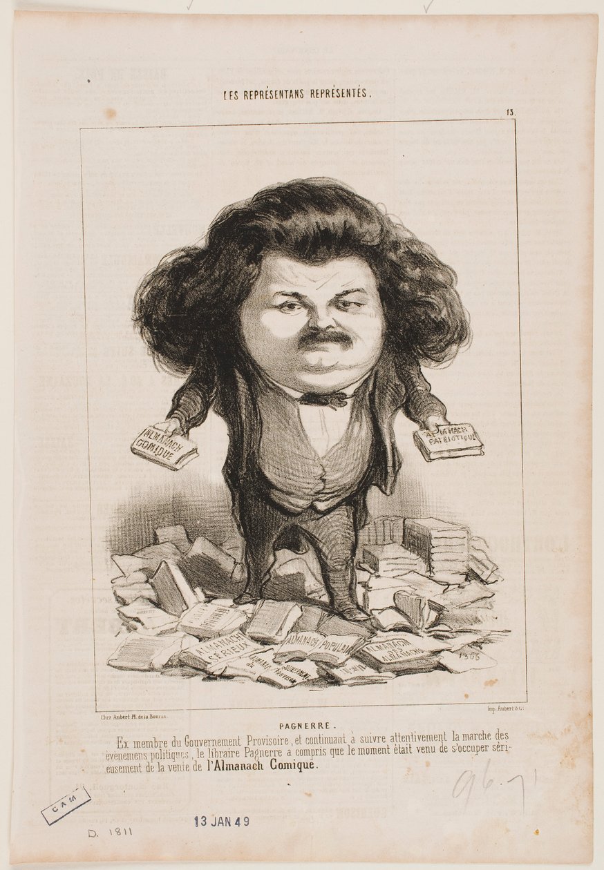 Pagnerre door Honoré Daumier
