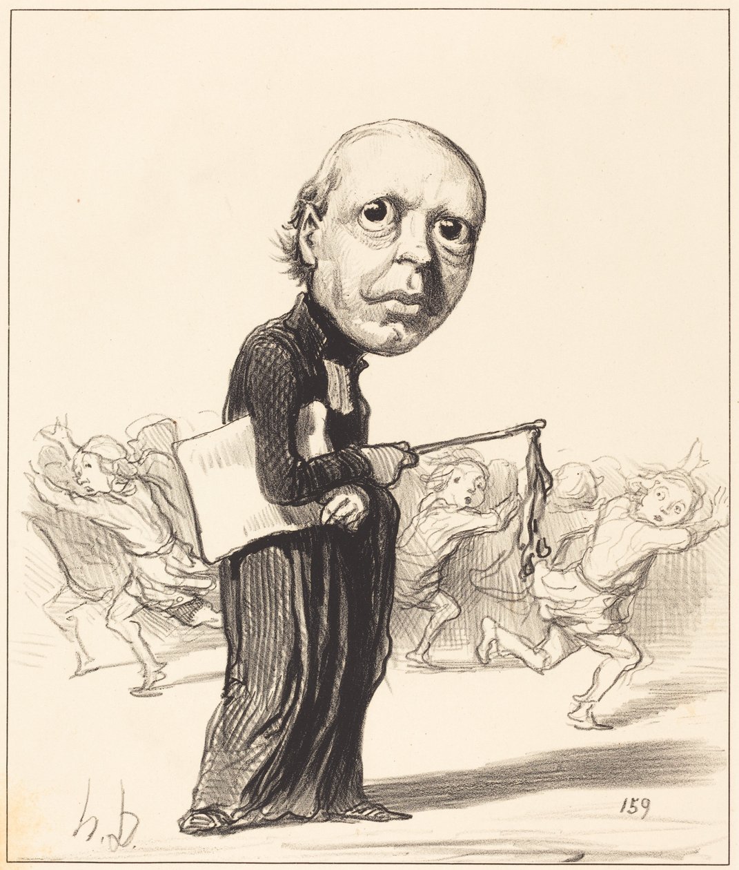 Pierre Louis Parisis door Honoré Daumier