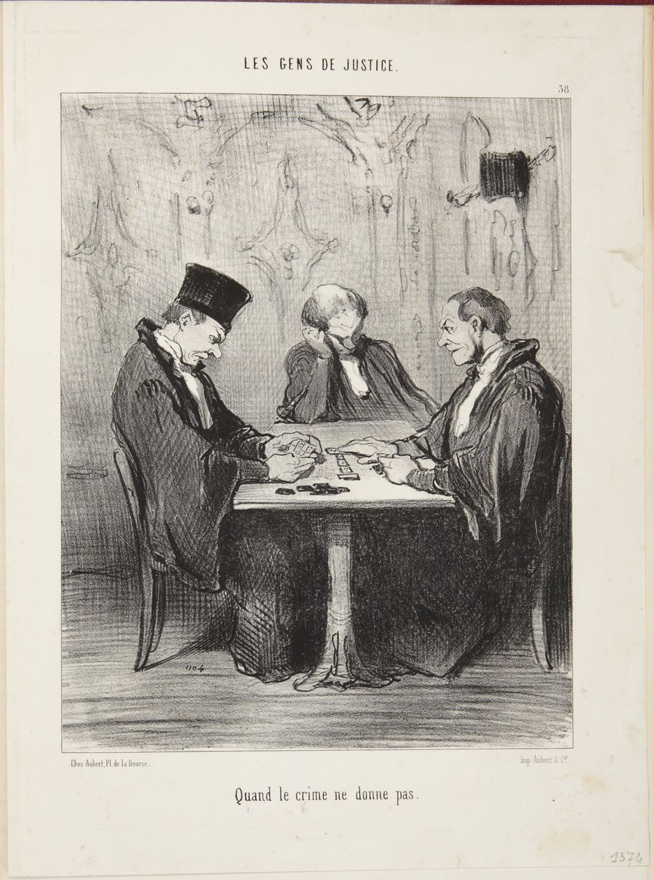 Als de misdaad geen vruchten afwerpt door Honoré Daumier