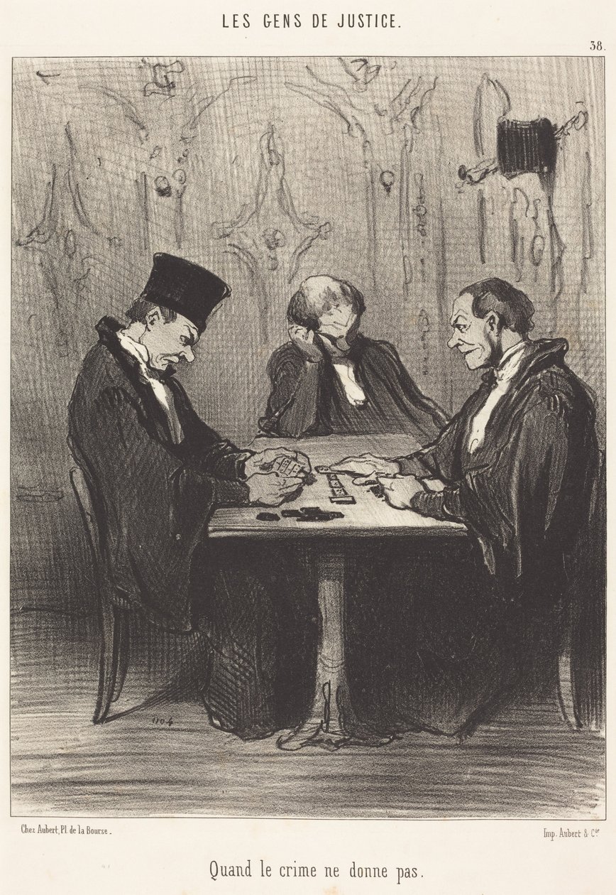 Wanneer misdaad niet loont door Honoré Daumier