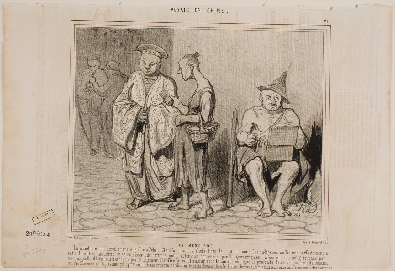 De bedelaars door Honoré Daumier