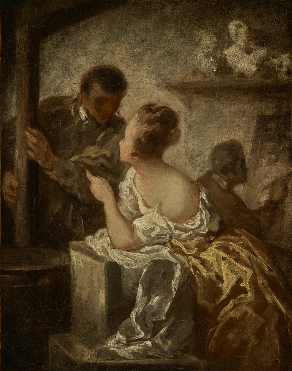De studio door Honoré Daumier