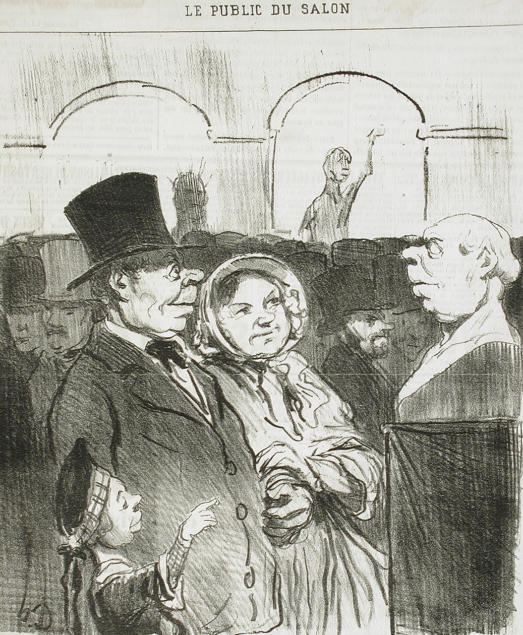 Alsjeblieft, pap, je wilde het zelf!... door Honoré Daumier