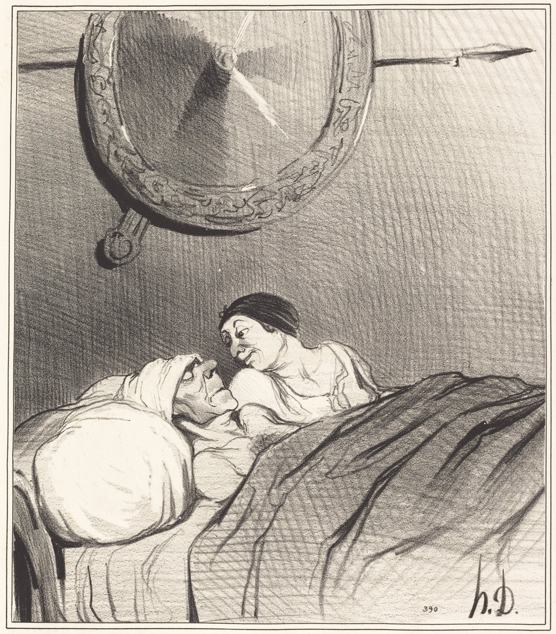 Ulysse et Pénélope door Honoré Daumier