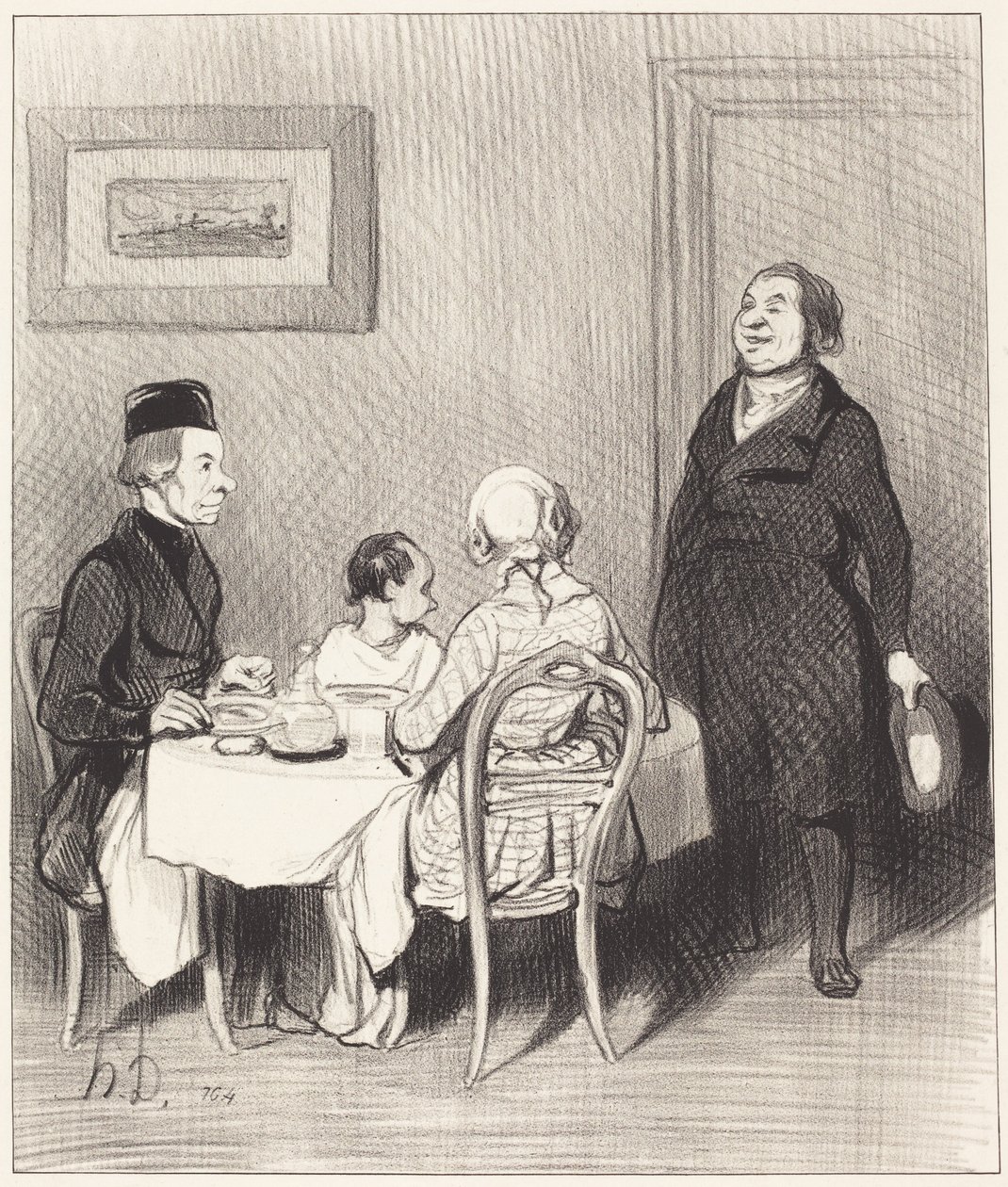 Een Vriend is een Krokodil... door Honoré Daumier