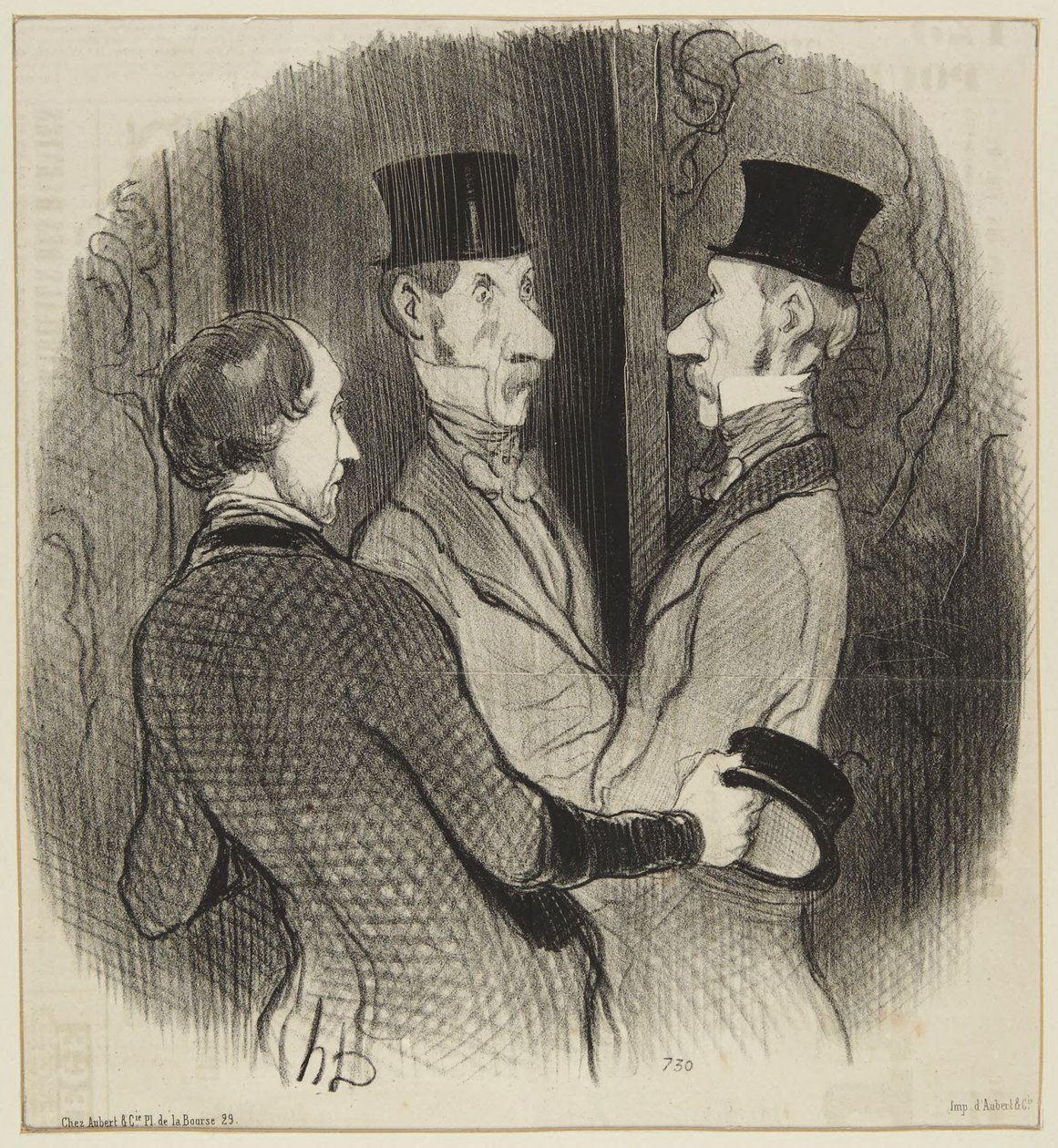 „Een nieuwe hoed“ door Honoré Daumier