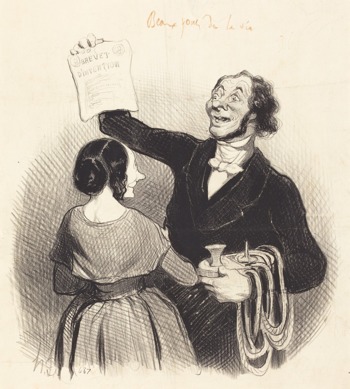 Un Grand Homme de Plus door Honoré Daumier