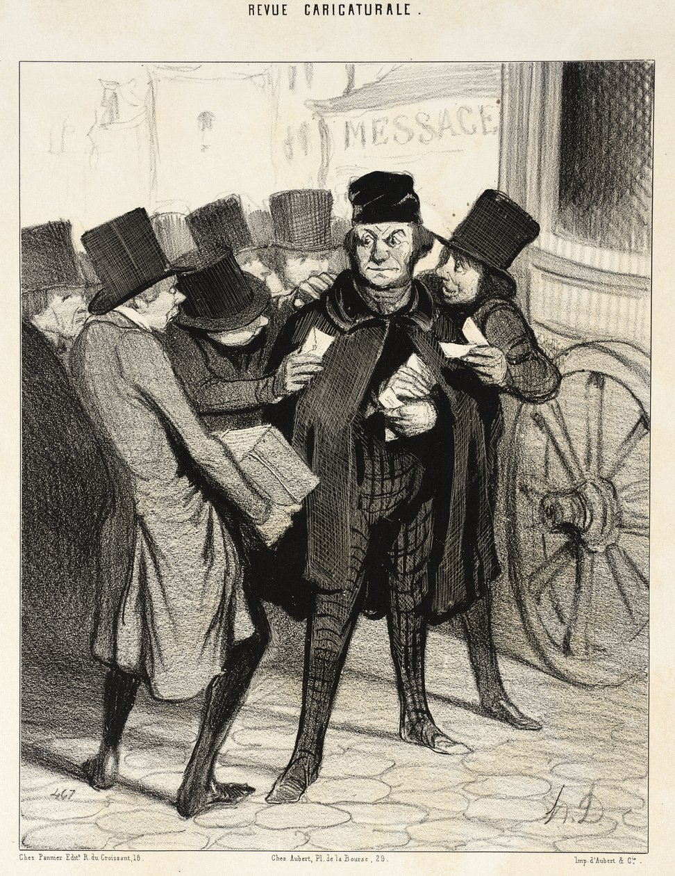 Een plezierreis naar Parijs door Honoré Daumier