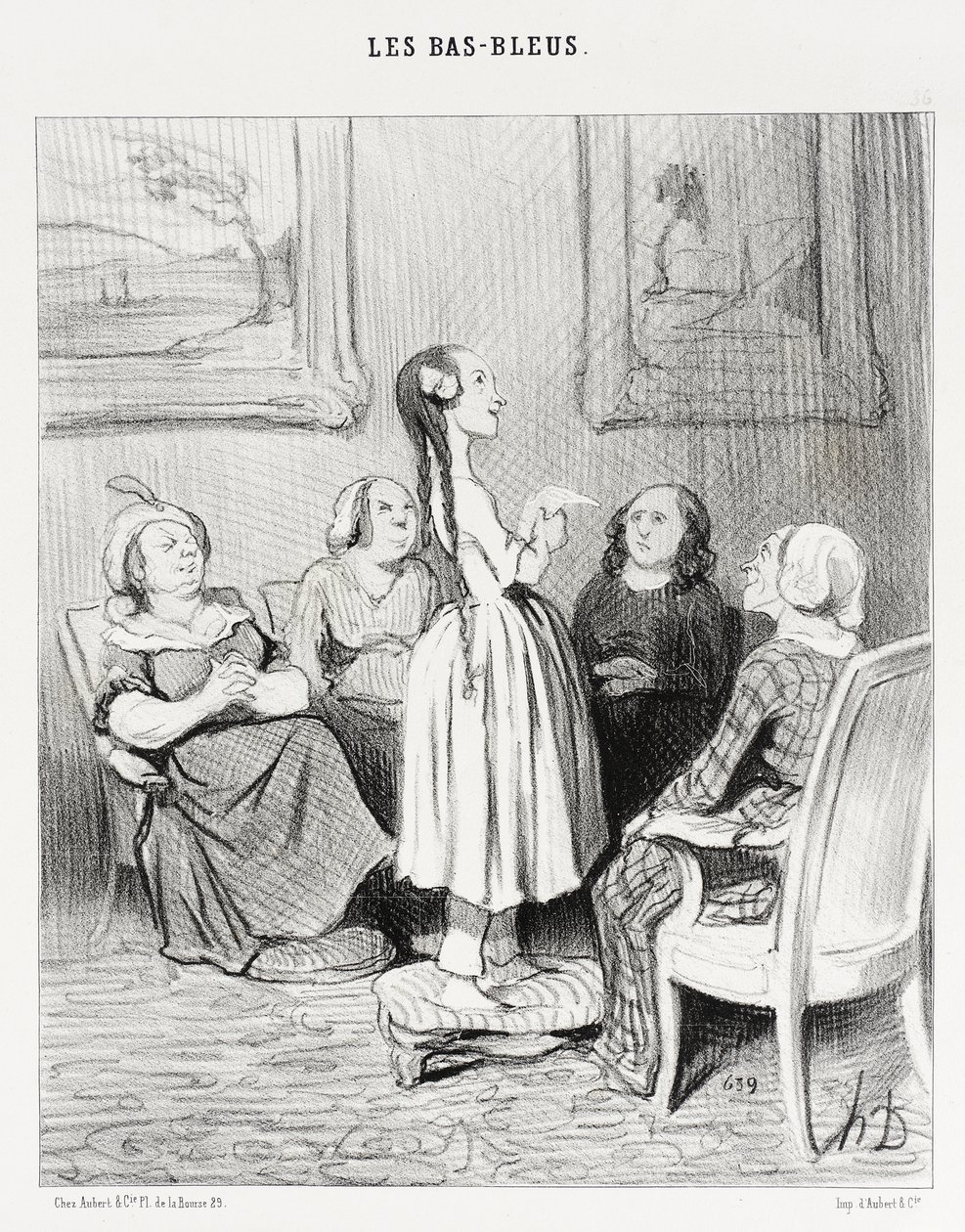 „...al zouden zij mij vervloeken...“ door Honoré Daumier