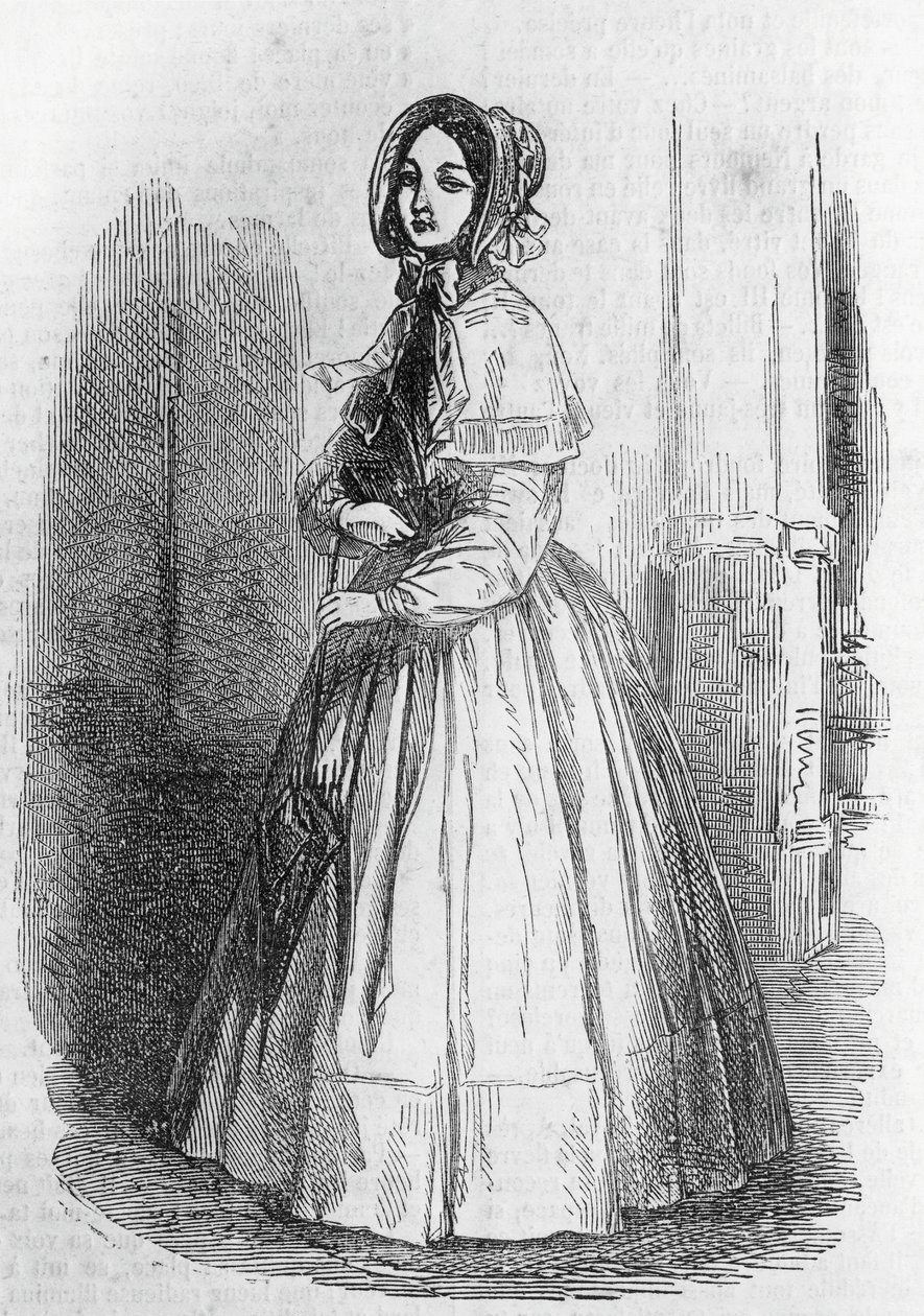 Julie Mercadet, illustratie uit Goede Zakenman (Le Faiseur) door Honore de Balzac (1799-1850), Franse editie door Honore de Balzac