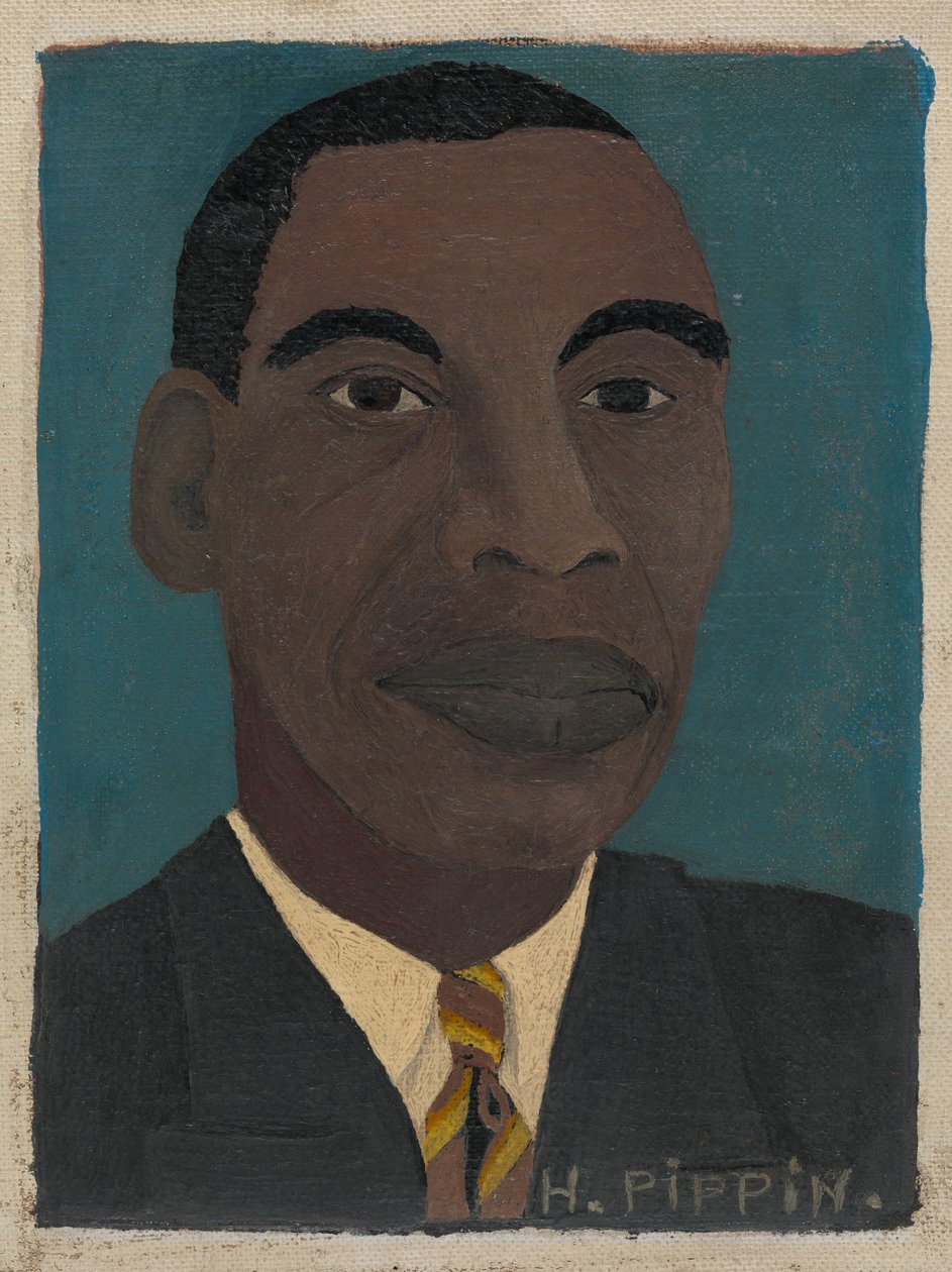 Zelfportret II door Horace Pippin