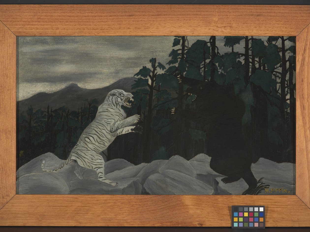 De Blauwe Tijger door Horace Pippin