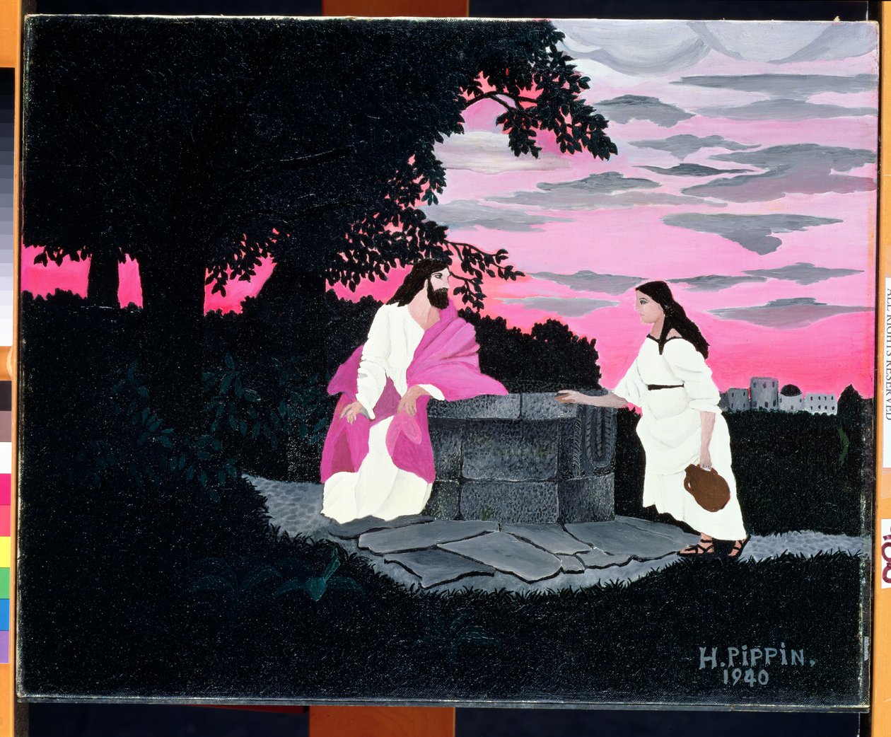 Vrouw van Samaria door Horace Pippin