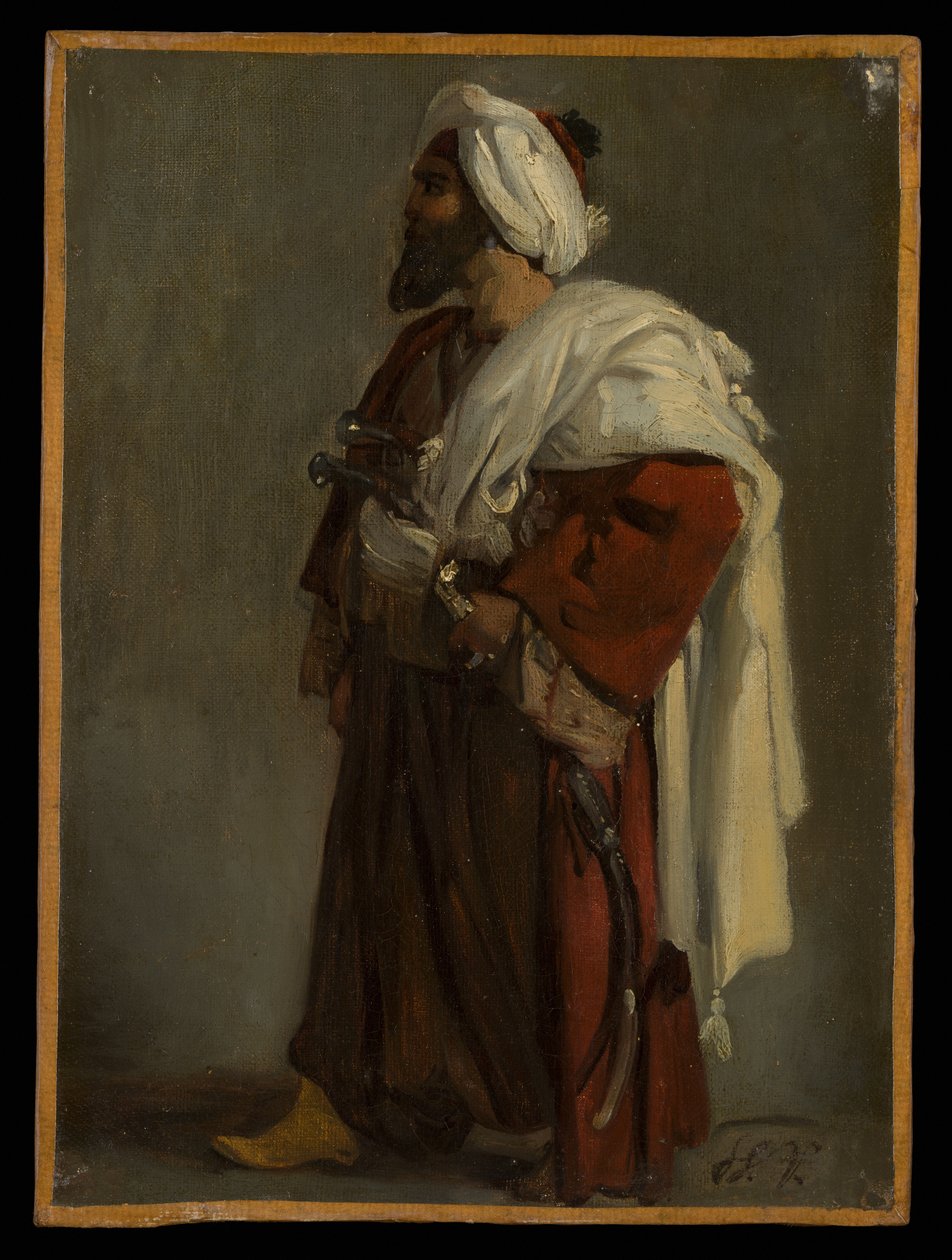 Arabische krijger door Horace Vernet