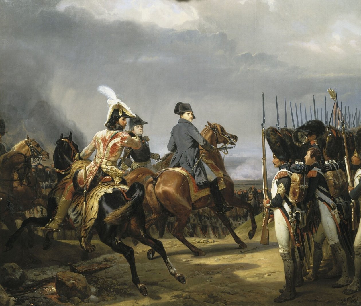 Slag bij Jena. 14 oktober 1806 door Horace Vernet