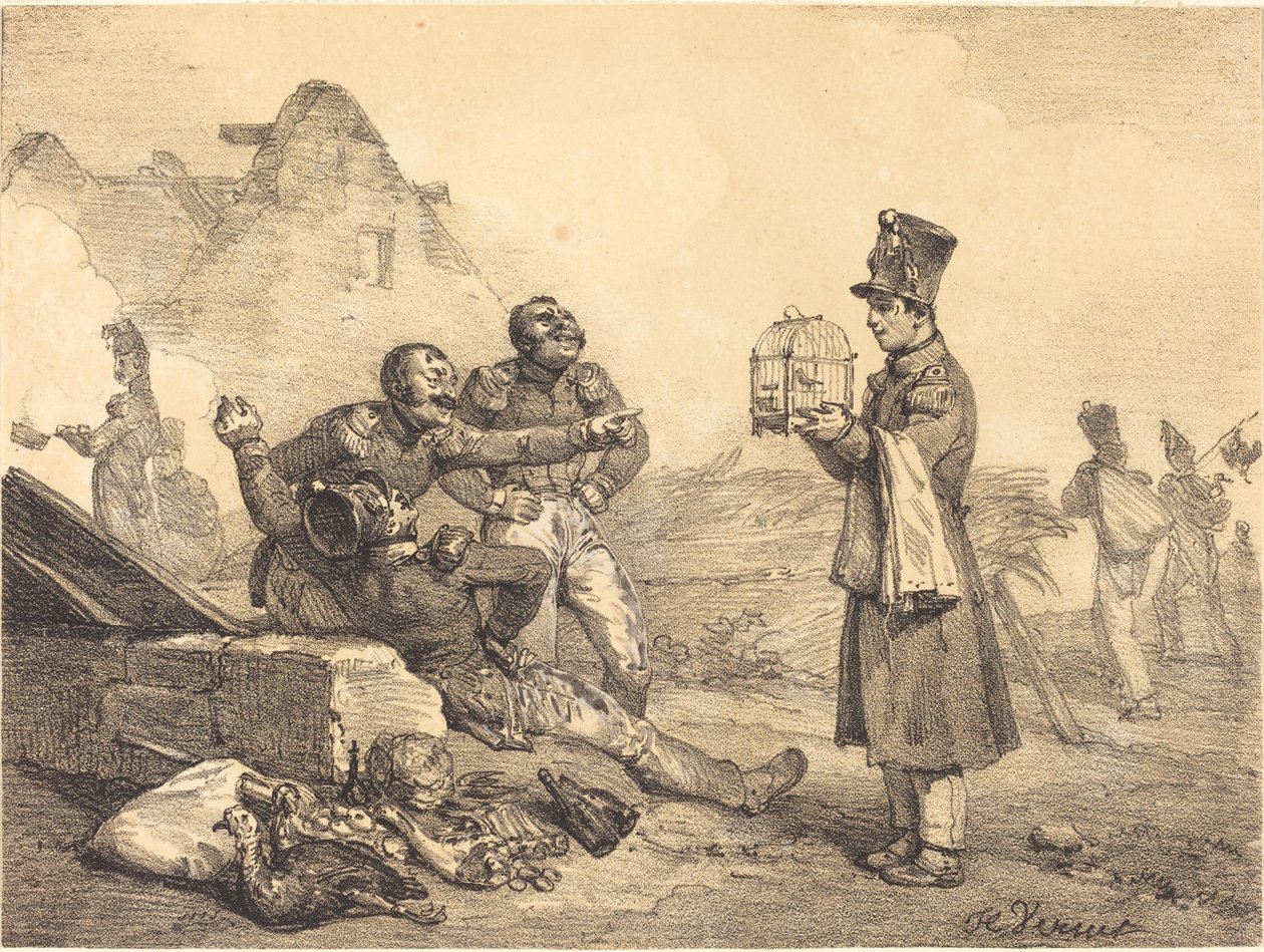 Mon Caporal, ik heb alleen dit kunnen krijgen door Emile Jean Horace Vernet