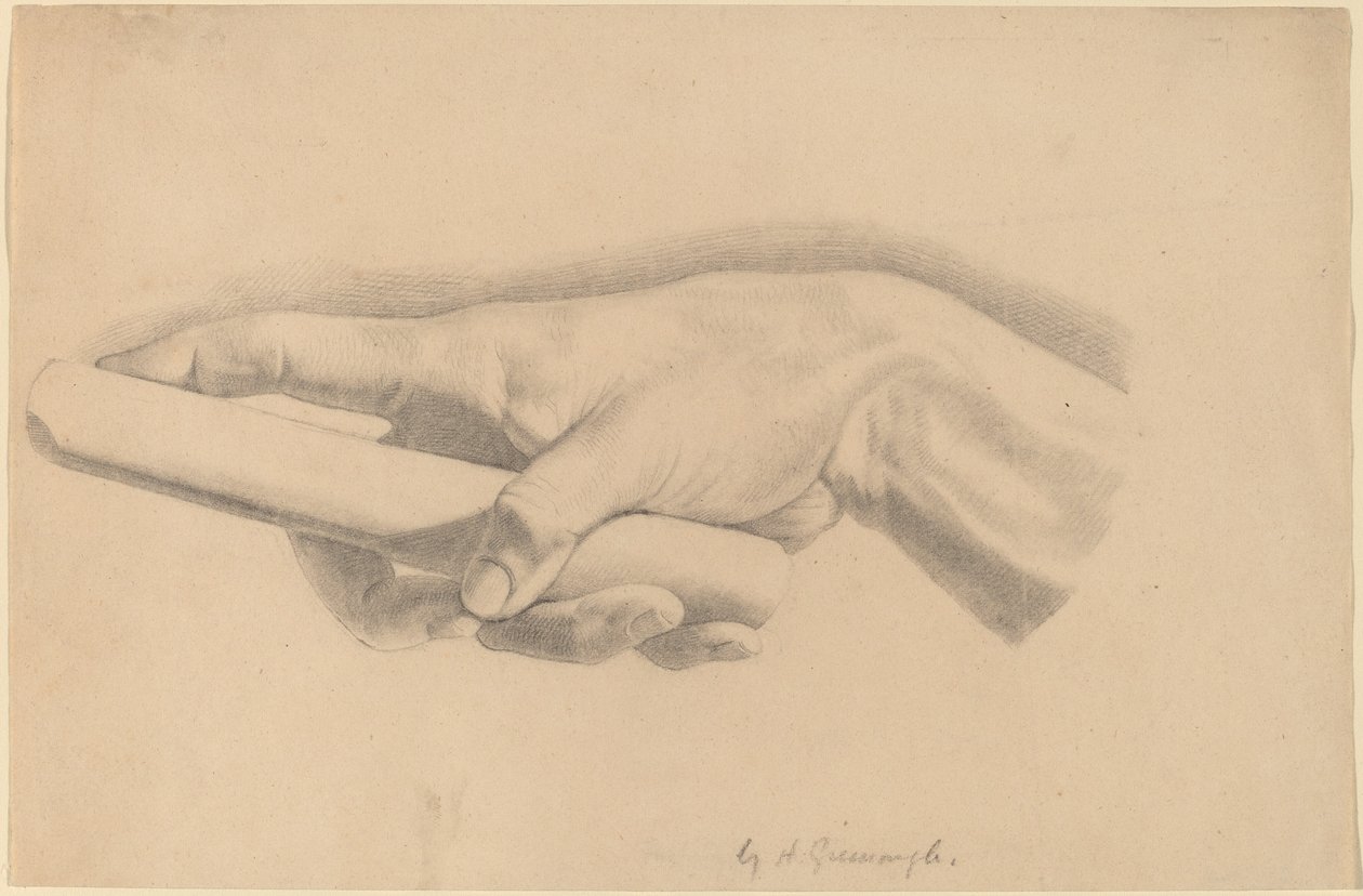 Studie van een Hand door Horatio Greenough