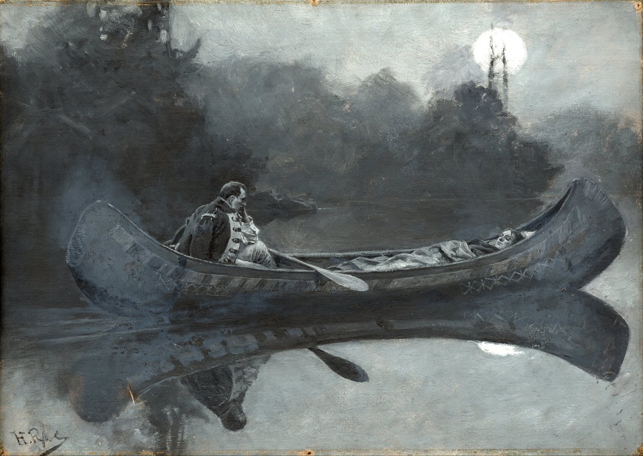 Mijn haat tegen hem leek plotseling vleugels te hebben gekregen Een Gewonde Vijand door Howard Pyle