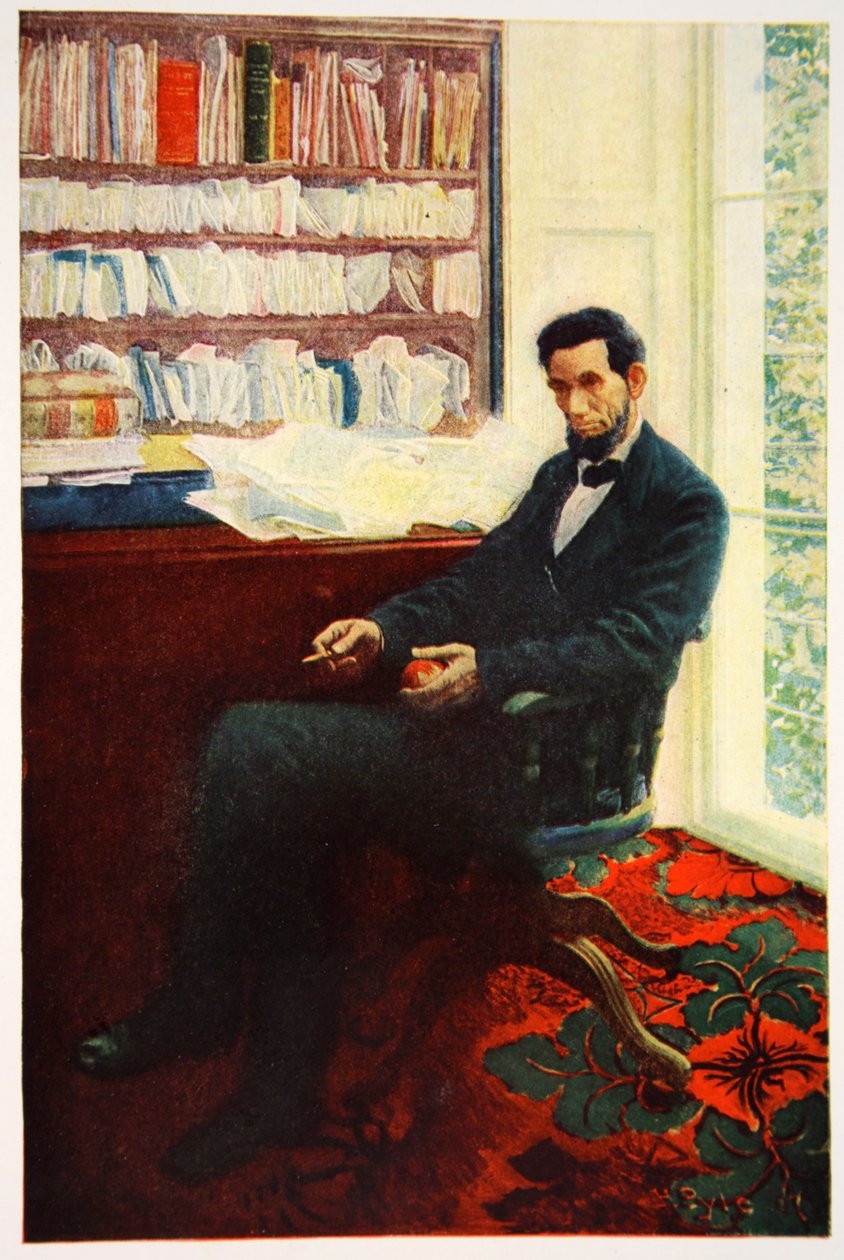 Portret van Abraham Lincoln door Howard Pyle