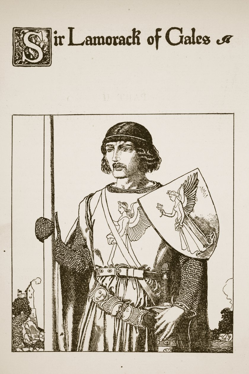 Sir Lamorack van Gales, illustratie uit 