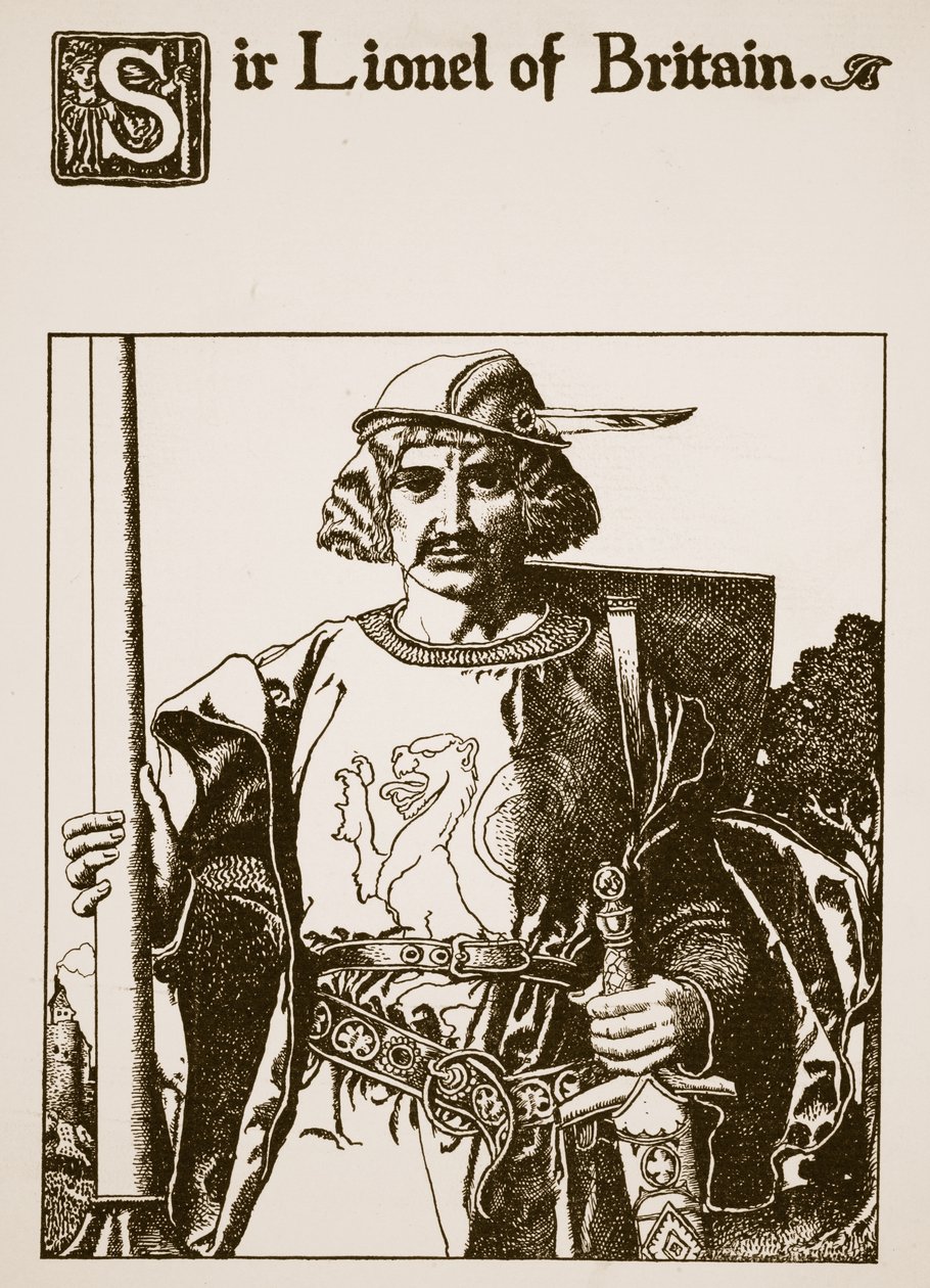 Sir Lionel van Brittannië, illustratie uit 