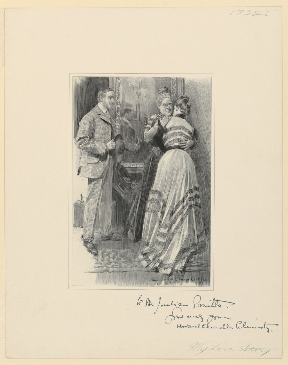 Ik stond sprakeloos in mijn verbijstering door Howard Chandler Christy