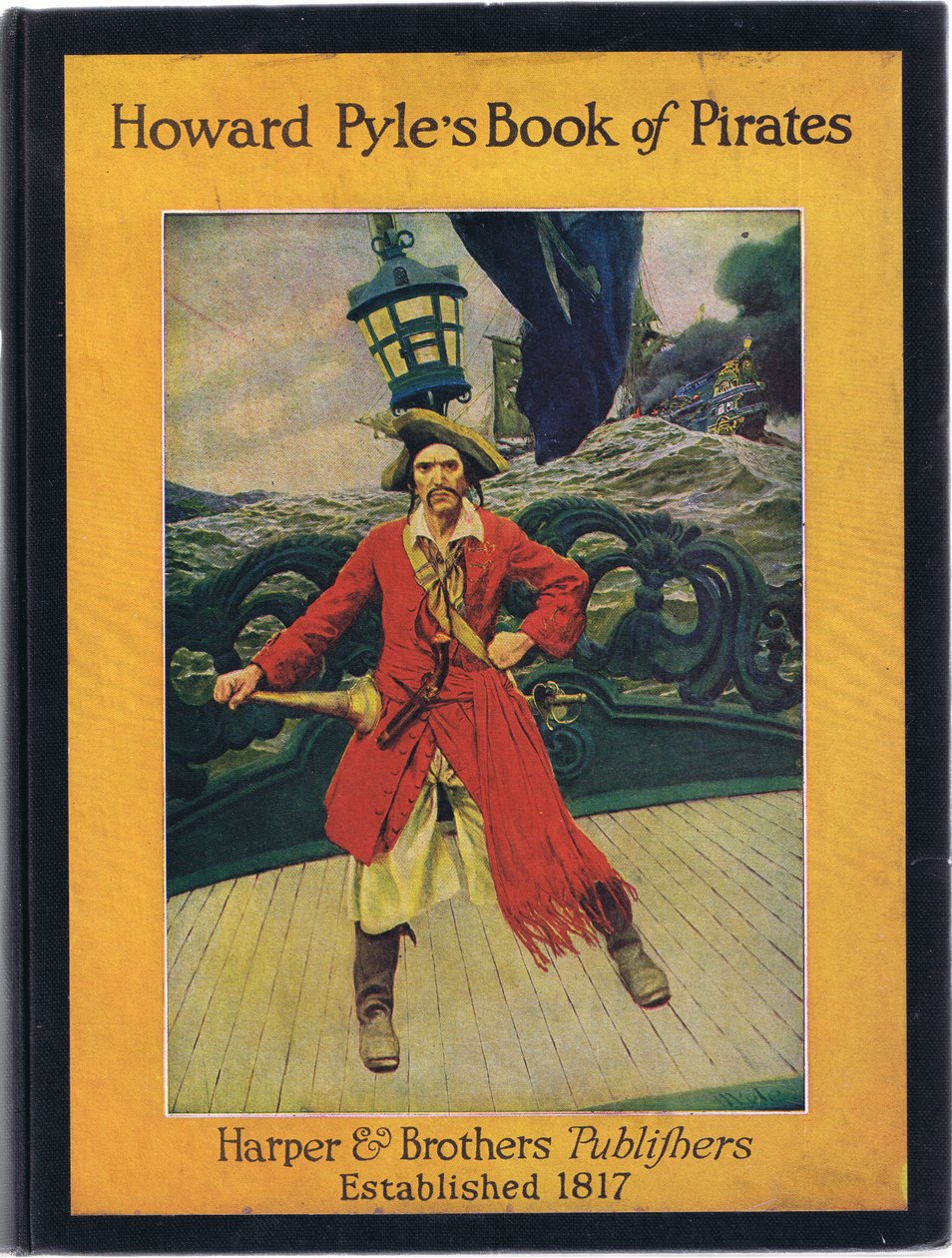Omslagontwerp, uit Howard Pyles Book of Pirates gepubliceerd door Harper & Bros, 1921 door Howard Pyle