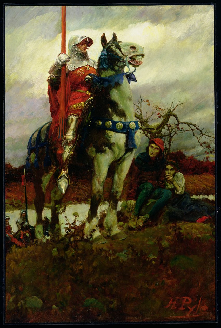 De komst van Lancaster door Howard Pyle