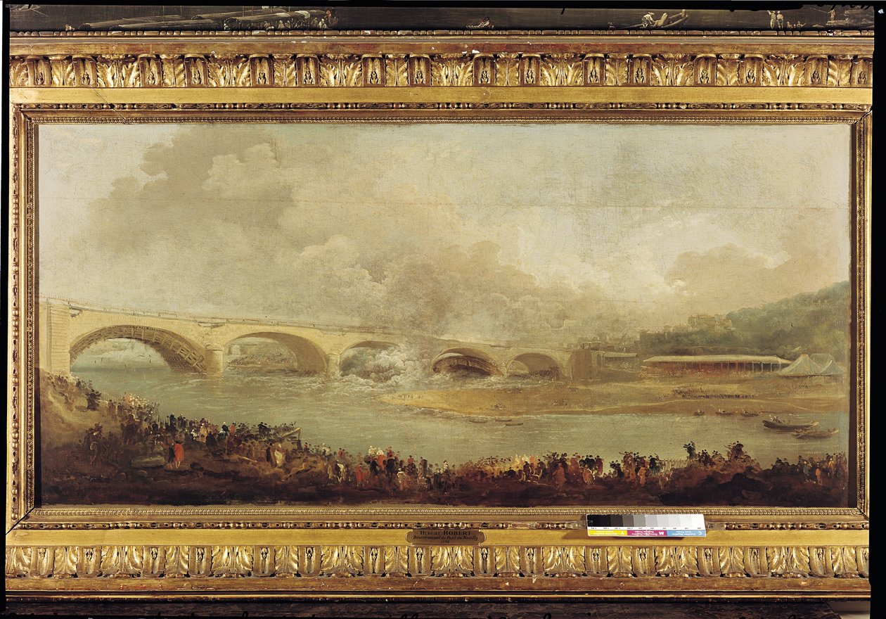 Onthulling van de Pont de Neuilly, 1772 door Hubert Robert