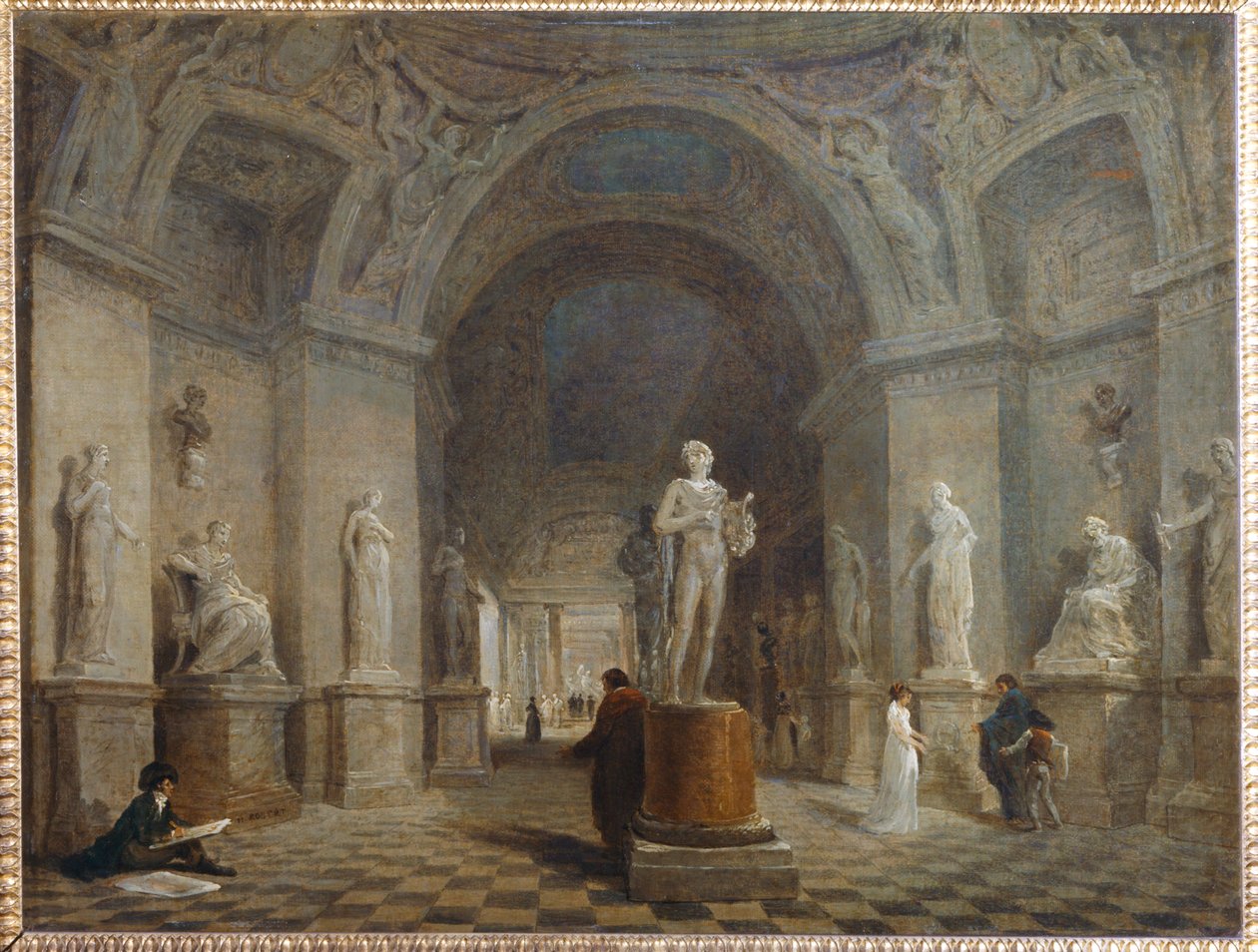 Project voor de ontwikkeling van de Mars-rotunda, ... door Hubert (circle of) Robert
