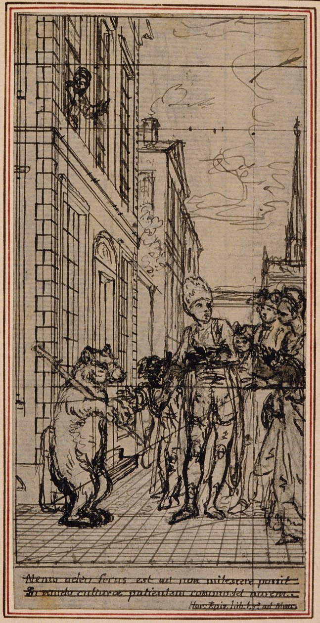 Studie voor vignet-frontispiece in Poncelet
