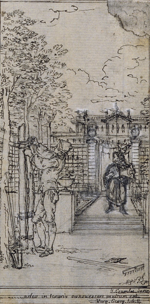 Studie voor vignet-frontispiece in Poncelet