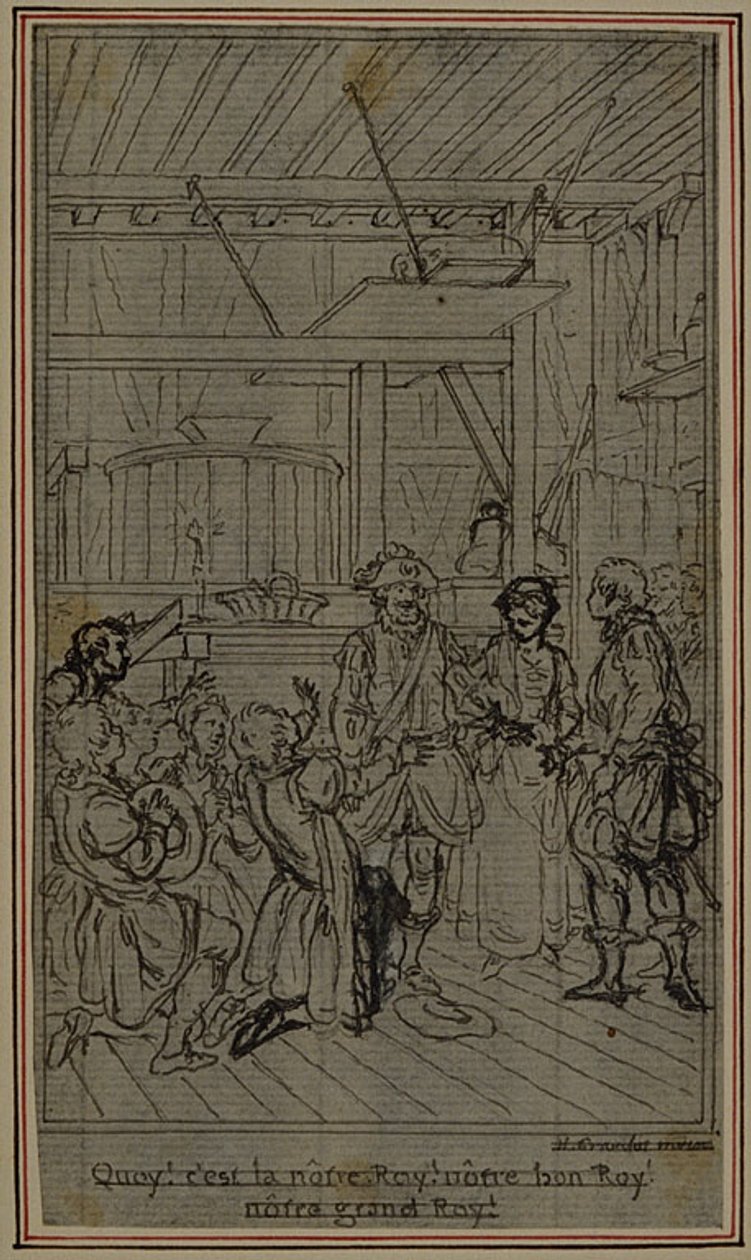 Studie voor vignet-frontispiece van Colle